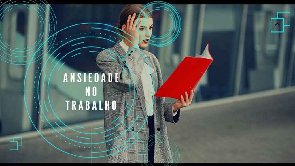 mulher com ansiedade por causa do trabalho