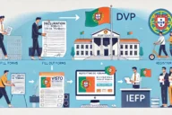 Ilustração da Declaração Visto de Procura de Trabalho