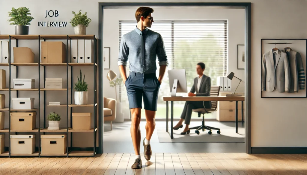 Posso usar Calções numa entrevista de Emprego?