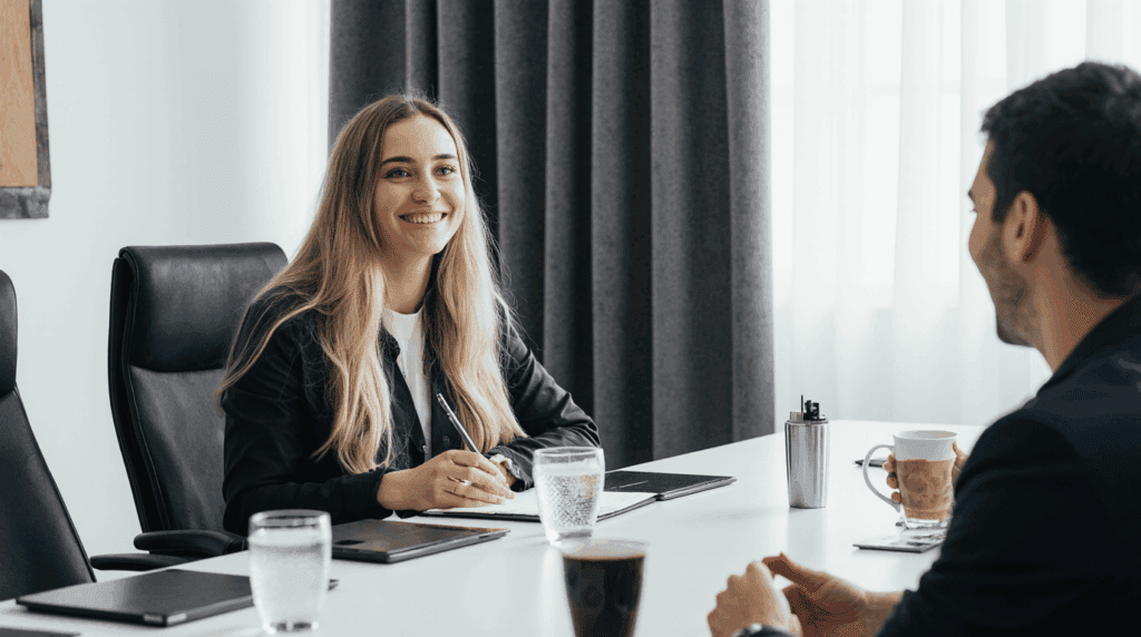 Quando a entrevista é rápida: o que é que isso significa?