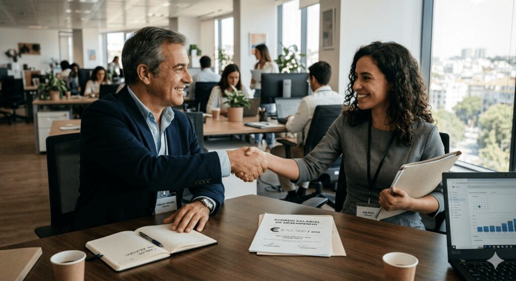 Colaboradores a negociar de forma eficaz o seu salário