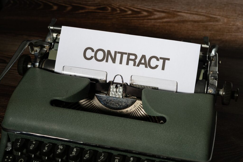 representação de contrato de trabalho a ser escrito
